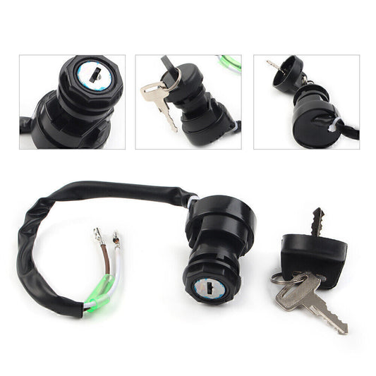 Ignition Key Switch for Kawasaki Bayou 400 KLF400 4X4 1993-1996 Atv Q