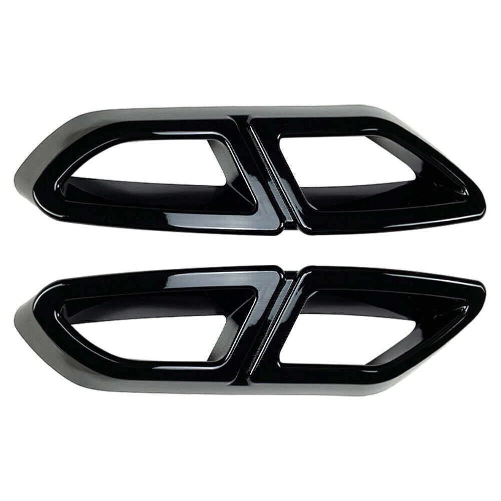 for VW for Passat Variant B8 2016-19 Black Rear Exhaust Muffler Tail Pipe Cover Trim