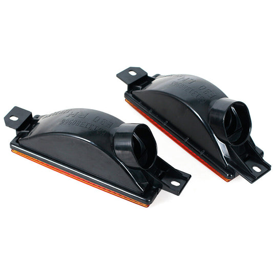 1. Dual front turn signal indicator corner lights for BMW 3 Series E30 1987-1991