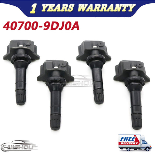 NEW 4x TPMS TIRE PRESSURE SENSOR 40700-9DJ0A 433MHz Fit for Nissan Murano Pathfinder
