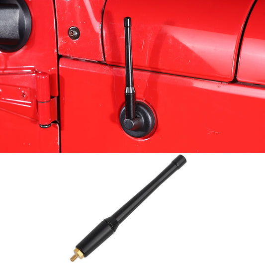 Metal Shorty 6 Antenna for Jeep for Wrangler JK JKU JL JLU Rubicon Sahara 2007-2024