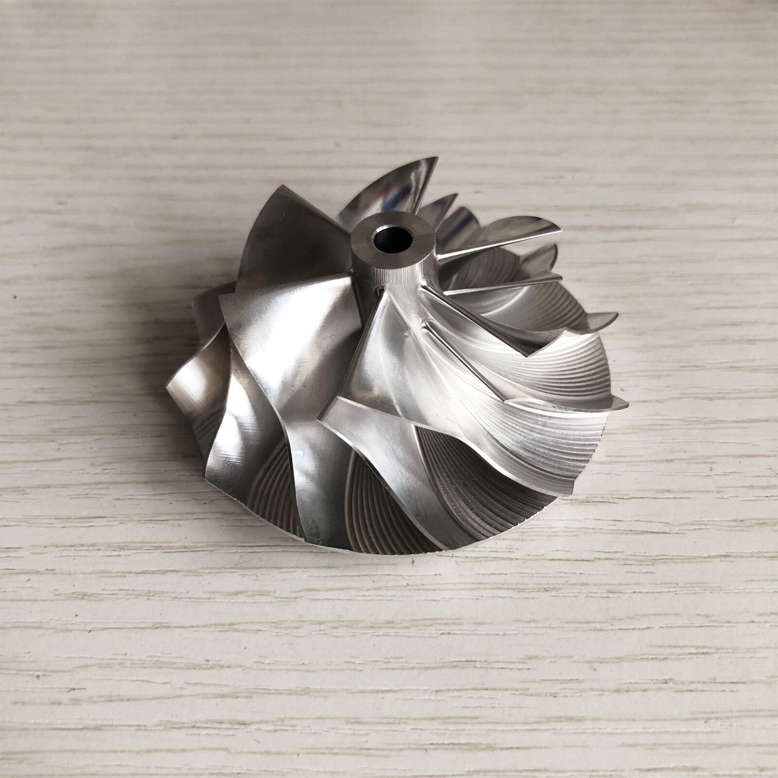 GT15-25 47.73/64.44 mm 6+6 Blade High-Performance Turbine Billet Compressor Wheel