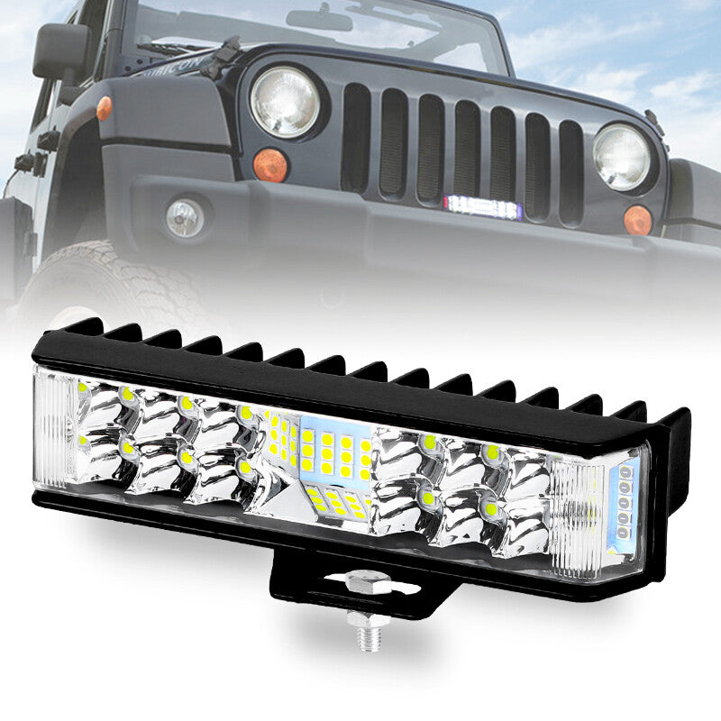 2X 6inch LED Work Light Bar Spot Flood Combo Pods Fog Lamp Offroad Driving Truck