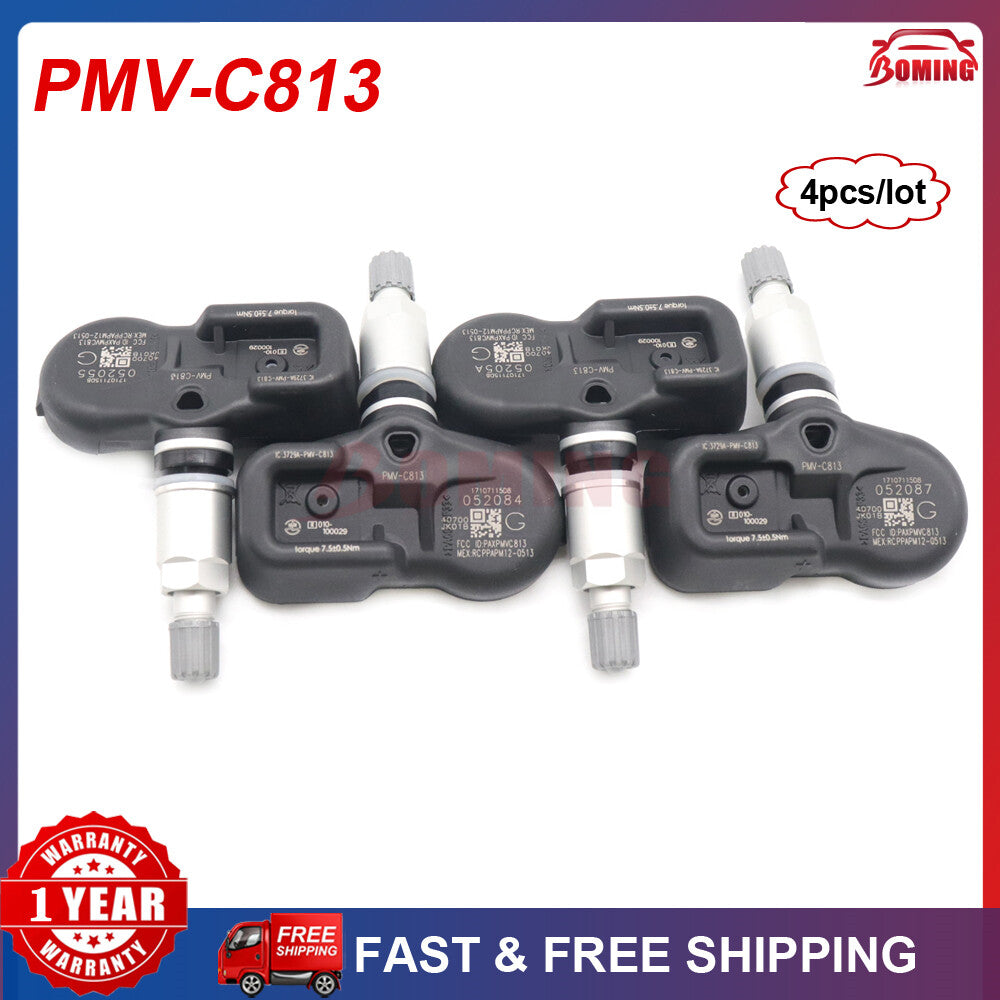 4PCS New TPMS Tire Pressure Monitor Sensor PMV-C813 Fits for Nissan 40700-JK01B