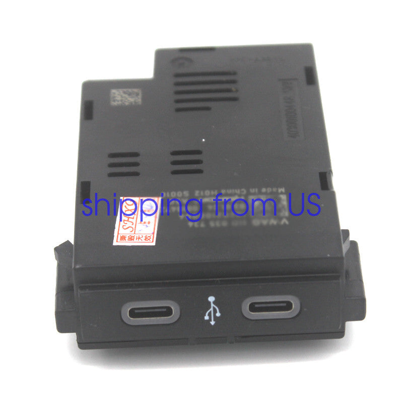 Front double Dual Usb Type-C Charger socket console for VW Id3 ID4 dozz ID6 v