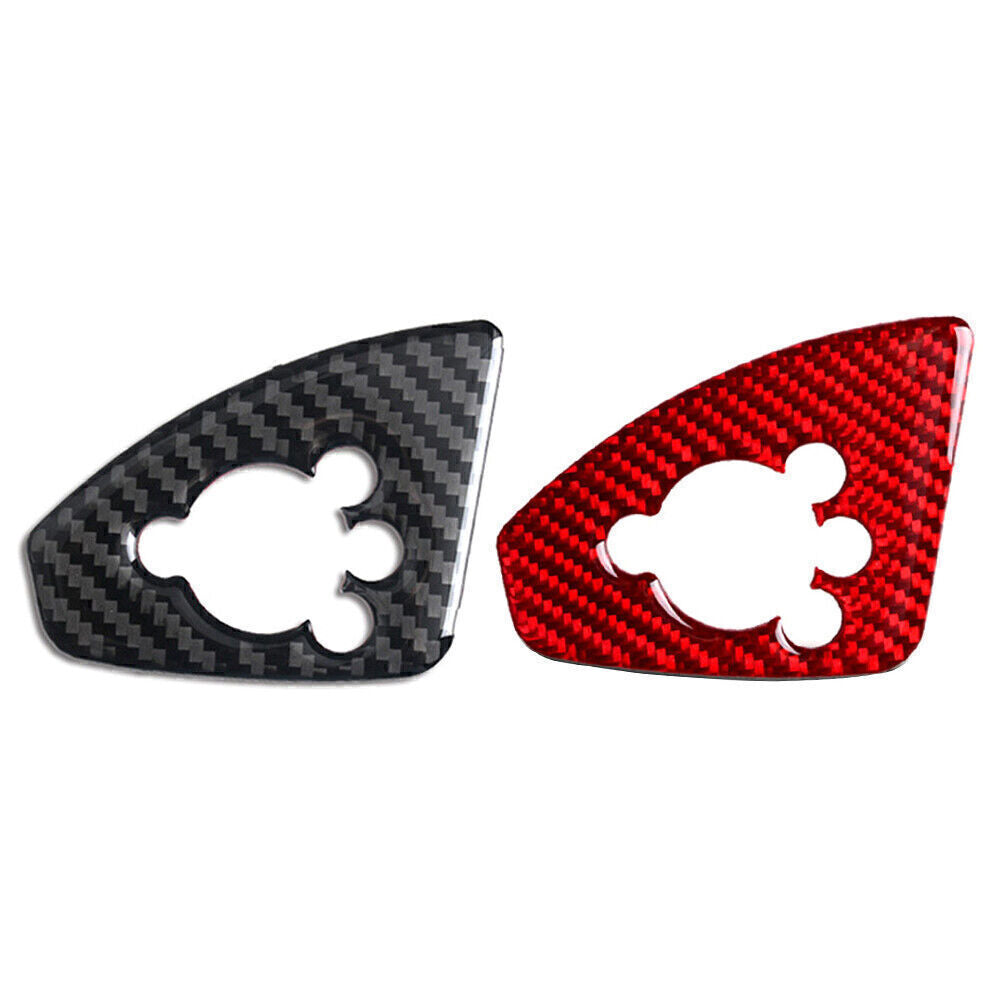 for Audi TT TTRS 2008-2014 Carbon Fiber Interior Car Door Lock Button Cover Trim