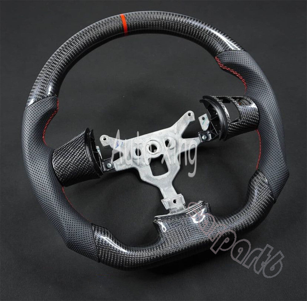Trim C6 for Corvette Real Carbon Fiber Steering Wheel Cover Replacements 2006-2013
