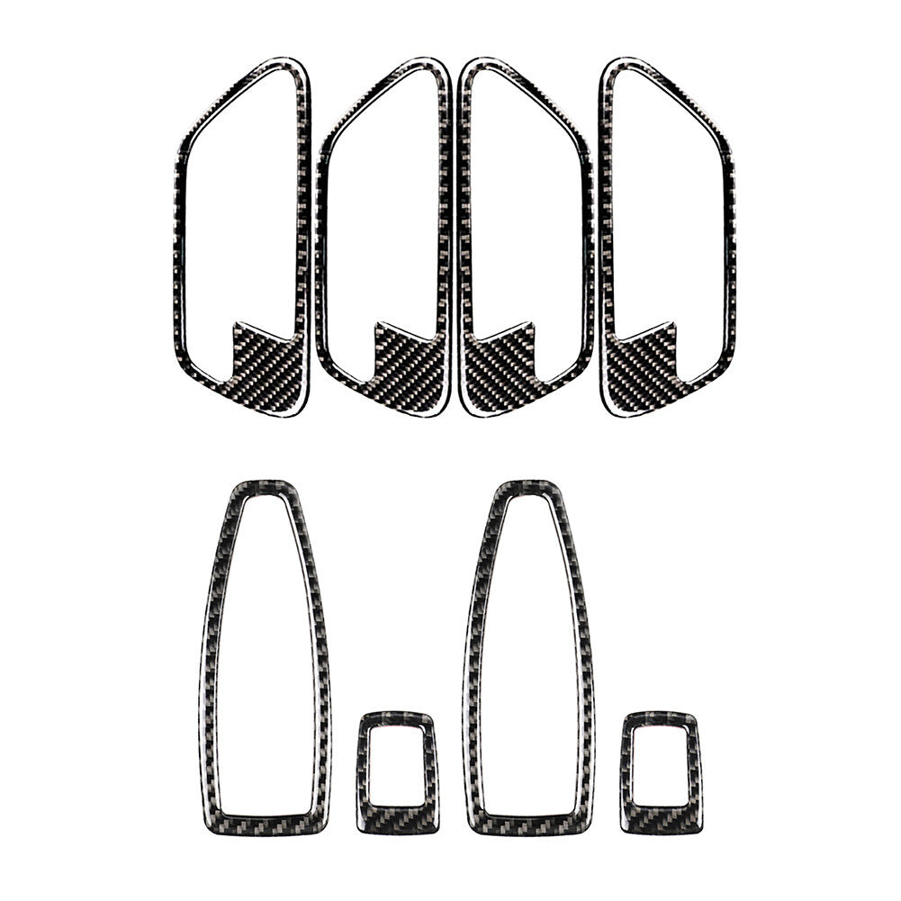 8Pcs Door Panel Interior Trim Decoration Fit for BMW 3 Series F30 GT F34 2013-2019