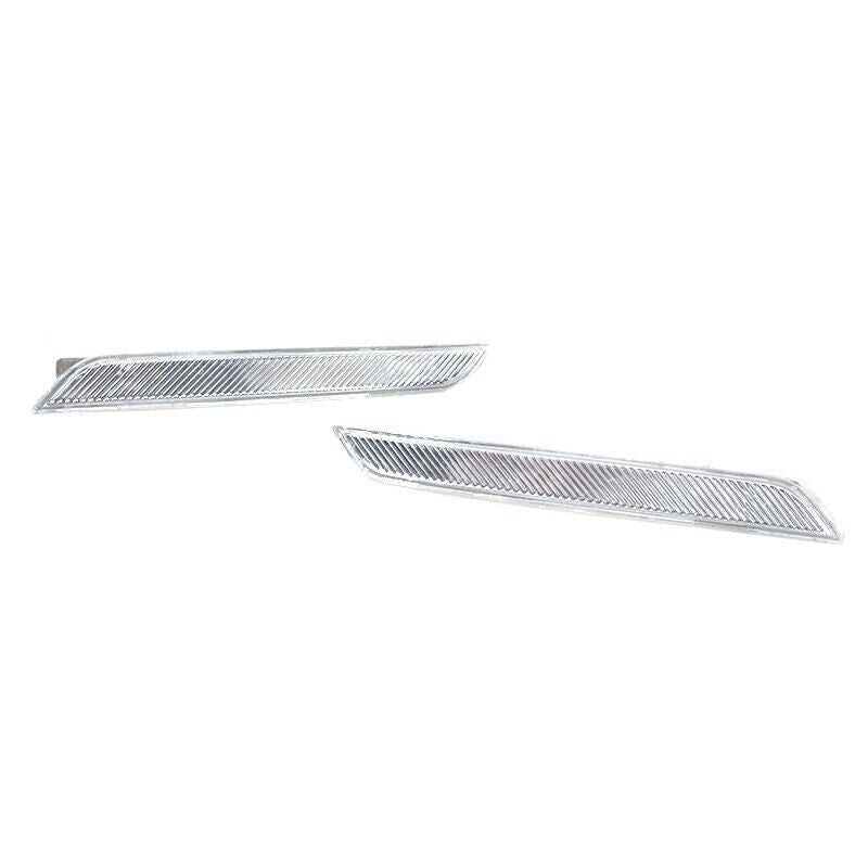 For X6 E71 E72 X5M 2008-2014 Pair Front Bumper Side Marker Reflector Lights v