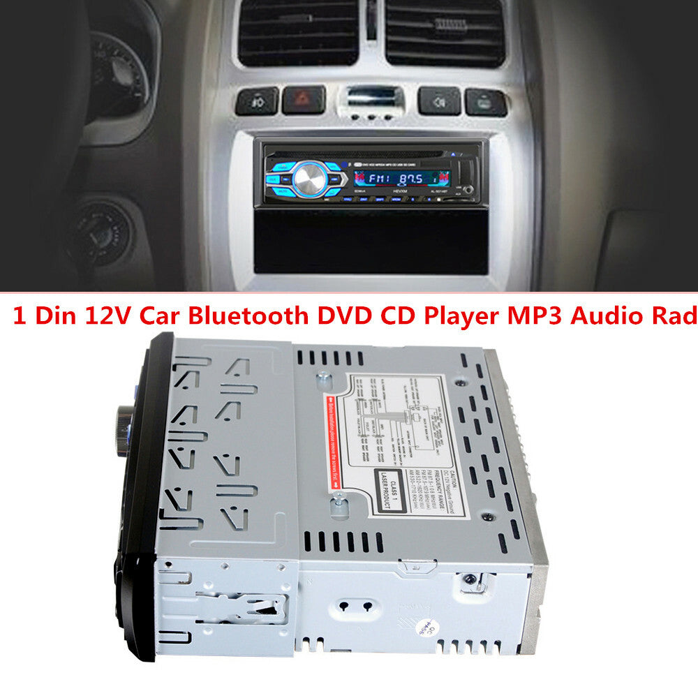 5014bt 1din Car Bluetooth DVD/CD Player Remote Control MP3/FM Audio Radio 60wx4- n