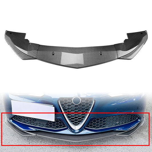 Front Bumper Lip Spoiler Splitter Fit for Alfa Romeo Giulia 952 Base Sedan 2015-2022