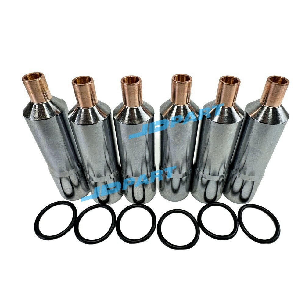 Suitable for Hino 6-piece H07CT fuel injector nozzle sleeve 11176-1110 excavator engine -