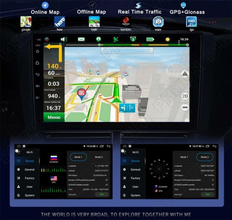 Android 10.0 Media Player 1+16GB for Cadillac CTS 2003-2007 with Radio, GPS, Navigation, and WiFi. n