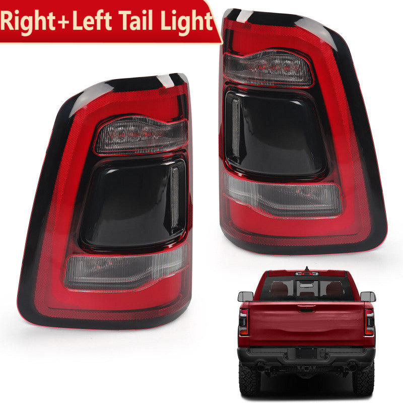 Right+Left TailLight Lamp LED Rear Lamp Tail Light Fit 2019-2023 for Dodge for RAM 1500 n