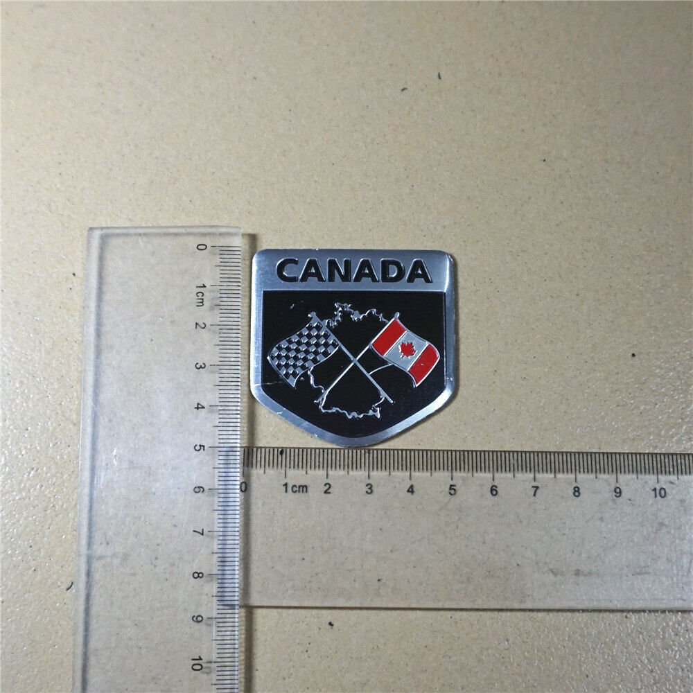 5x New CANADA Flag Small Metal Sticker Emblem Badge Decal Engine Car Limited 4x4