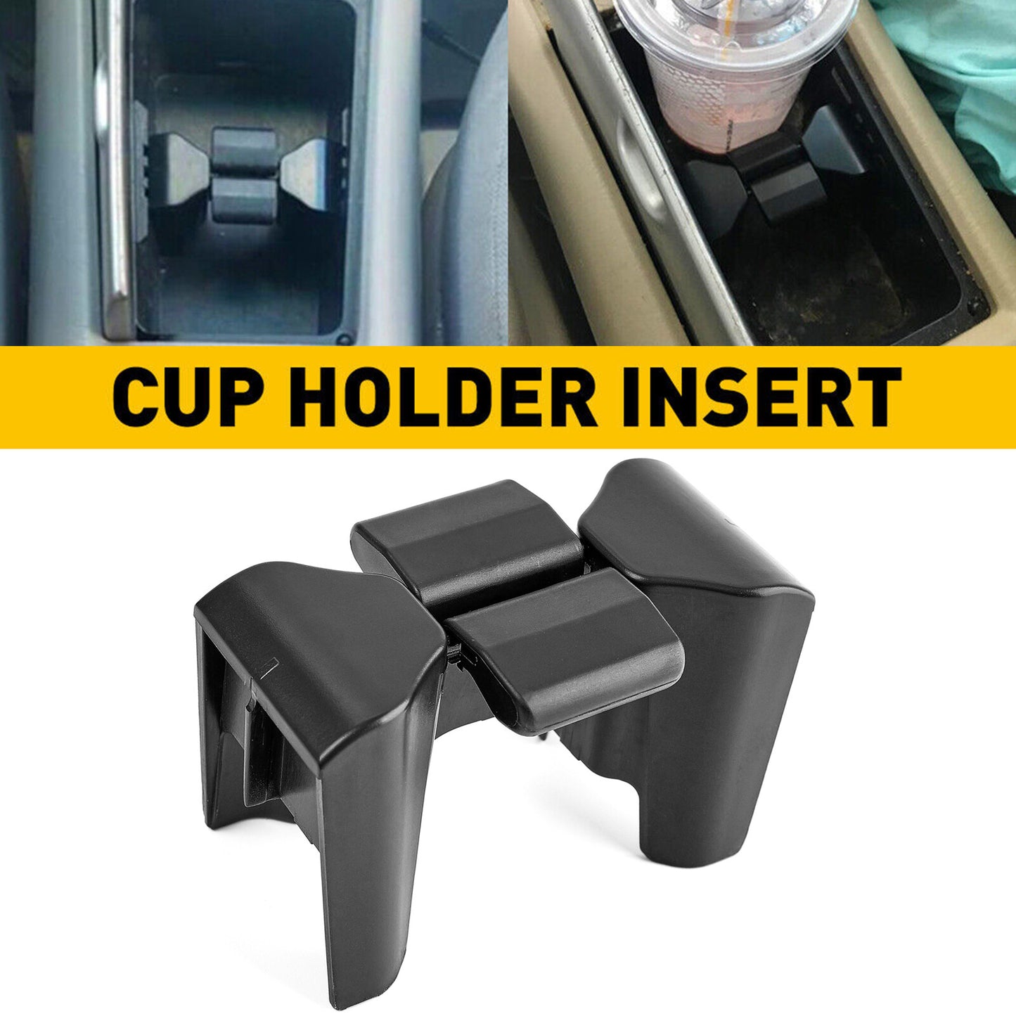 Center Console Cup Holder Divider for Toyota Highlander 2002-2007 Accessories Q