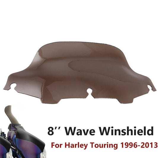 8-inch windshield glass suitable for Harley Touring Street Electra Glide 1996-2013- n