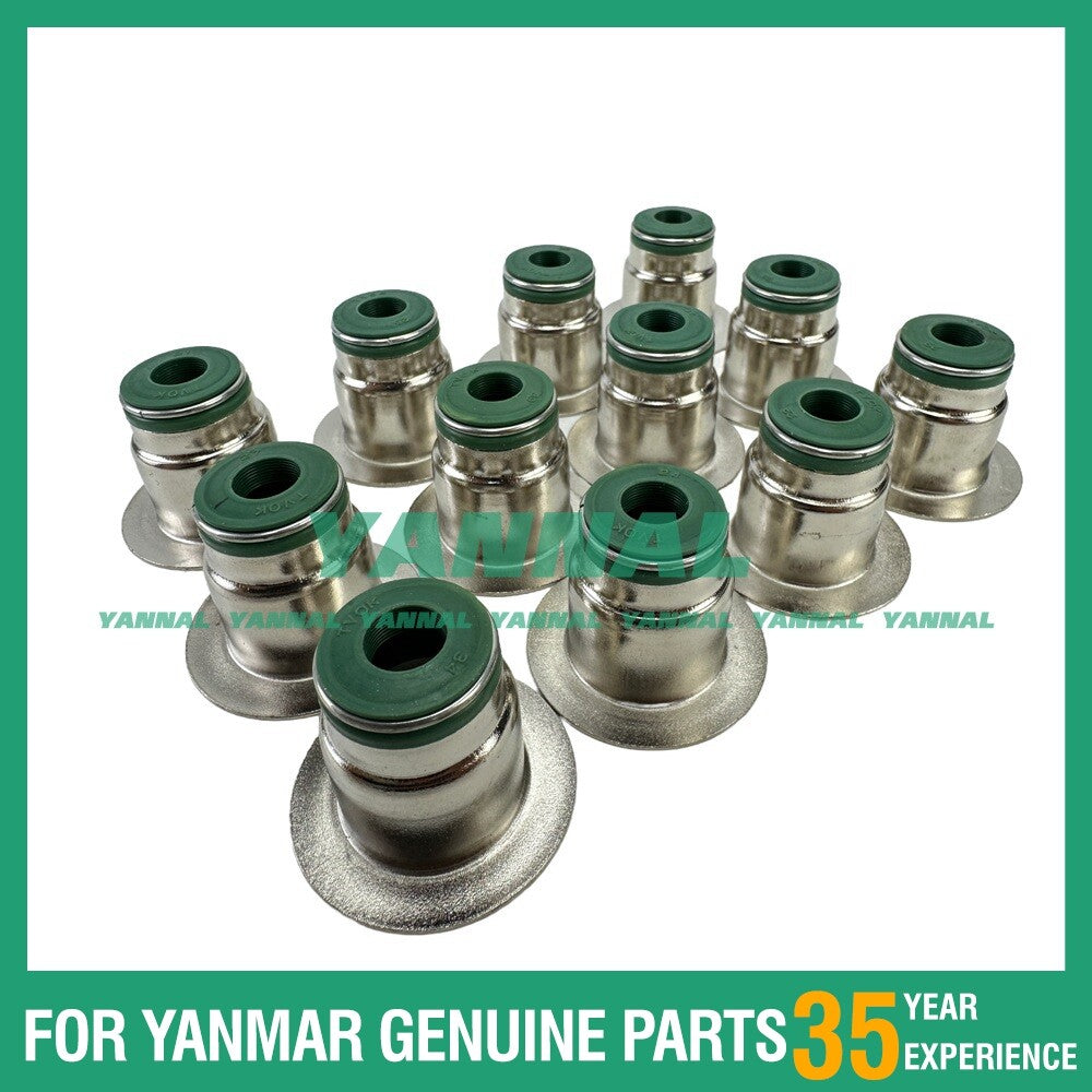 12-piece pack of valve oil seals for 6LT9.3 engine parts -