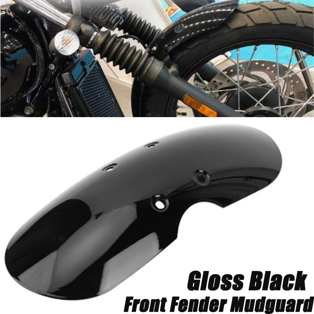 Short front fender fenders for Triumph Bonneville T100 Scrambler, gloss black - n