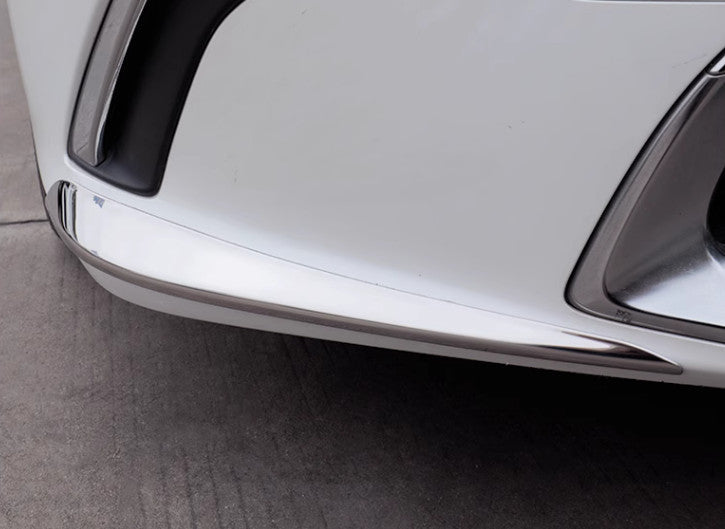 for Lexus ES250 350 Chrome Steel Front Bumper Side Corner Spoiler Trim 21-23 B n