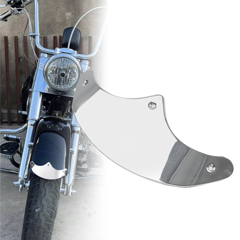 Front Mudguard Tip Trim Chrome for Harley Fat Boy FLSTF Anniversary 1989-2006 Q
