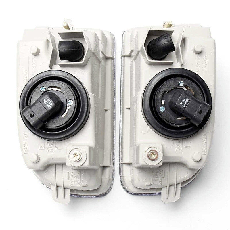 Dual front bumper fog lights and driving lights for Toyota for Land Cruiser 1998-2007. Q