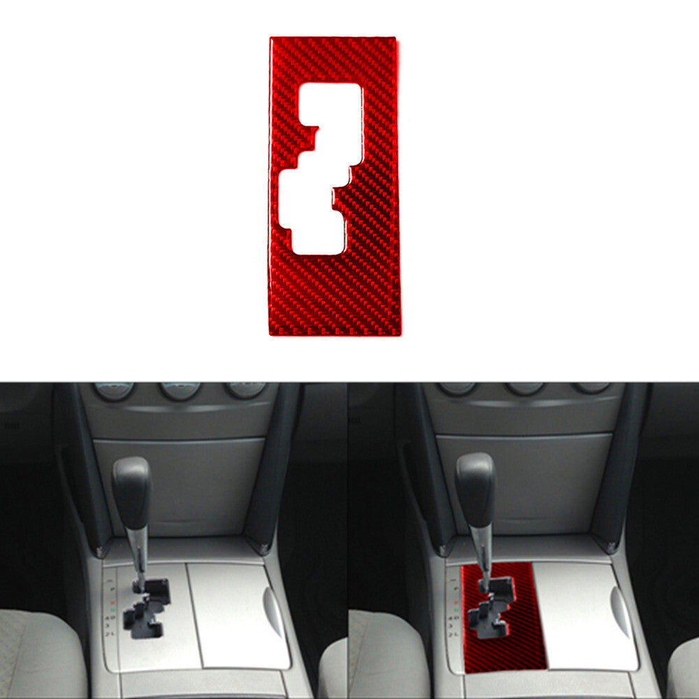 Carbon Fiber Gear Shift Cover Trim Sticker For Supra A90 2019-2022 v