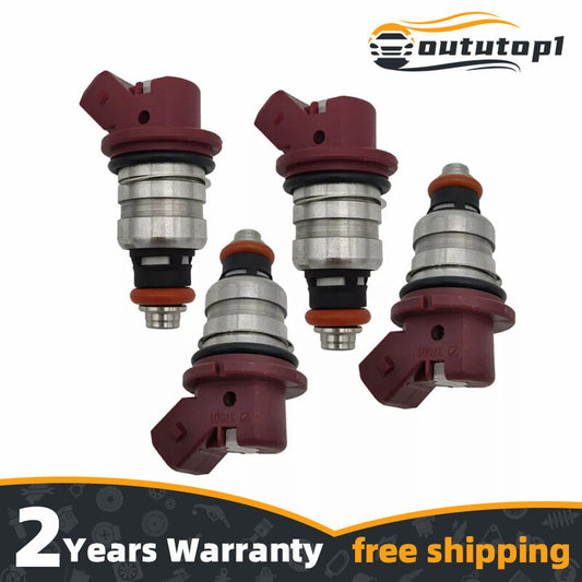 Four fuel injectors for Mercury outboard sailors 804528 75-90-115-200-225 37001