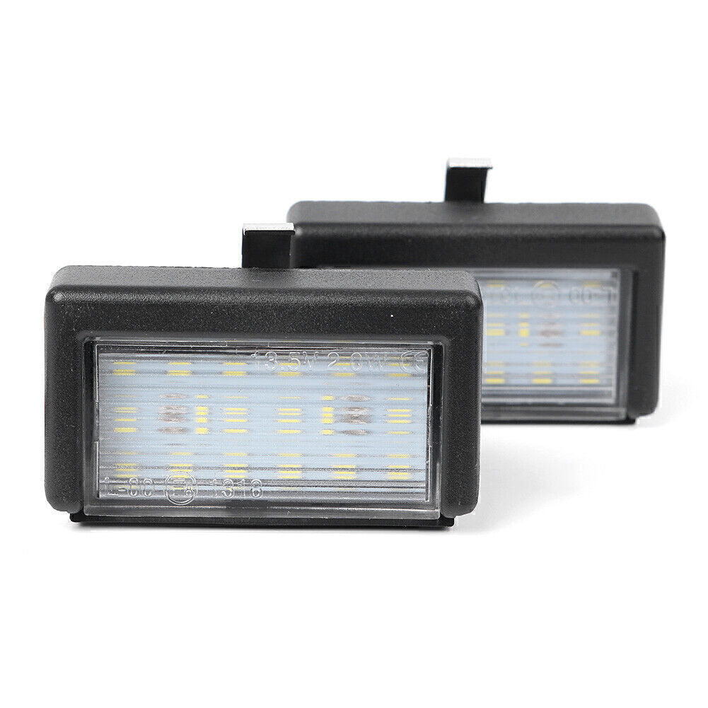 2x Car White Error Free LED Number License Plate Light for Benz ML W164/X164X
