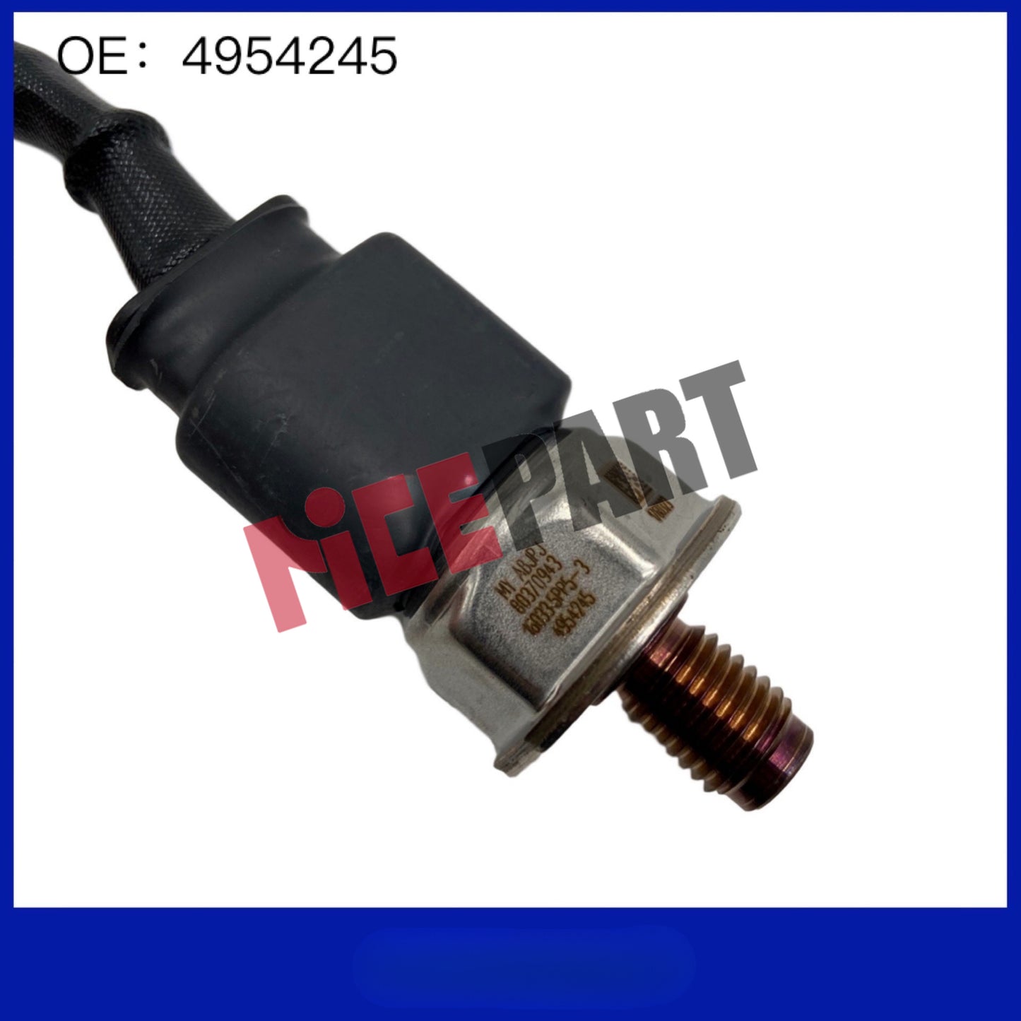 4954245 Diesel Fuel Rail Pressure Sensor Compatible ISC ISL 6.7L 8.9L