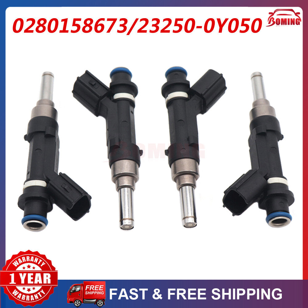 New 4PCS Fuel Injections 0280158673 for Jaguar XJ8 XK8 S-Type for Land Rover LR3
