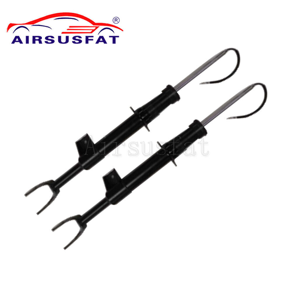 A pair of front air suspension shock absorber struts with electric adjustment are suitable for Cadillac CT6 GM RWD 16-18