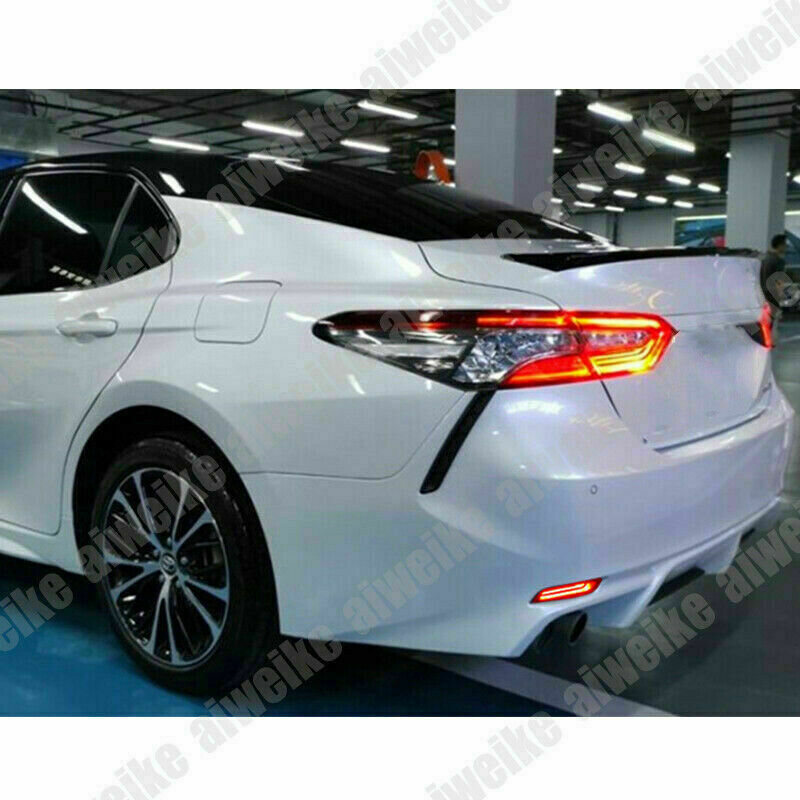 for Toyota for Camry 2018-2023 Red Bumper Reflector LED Brake Lights Turn Signal DRL