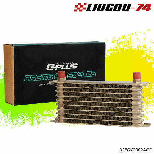 Brand New AN-10AN Aluminum Transmission Oil Cooler Kit (10-row) - Suitable for General Purpose Engines Q