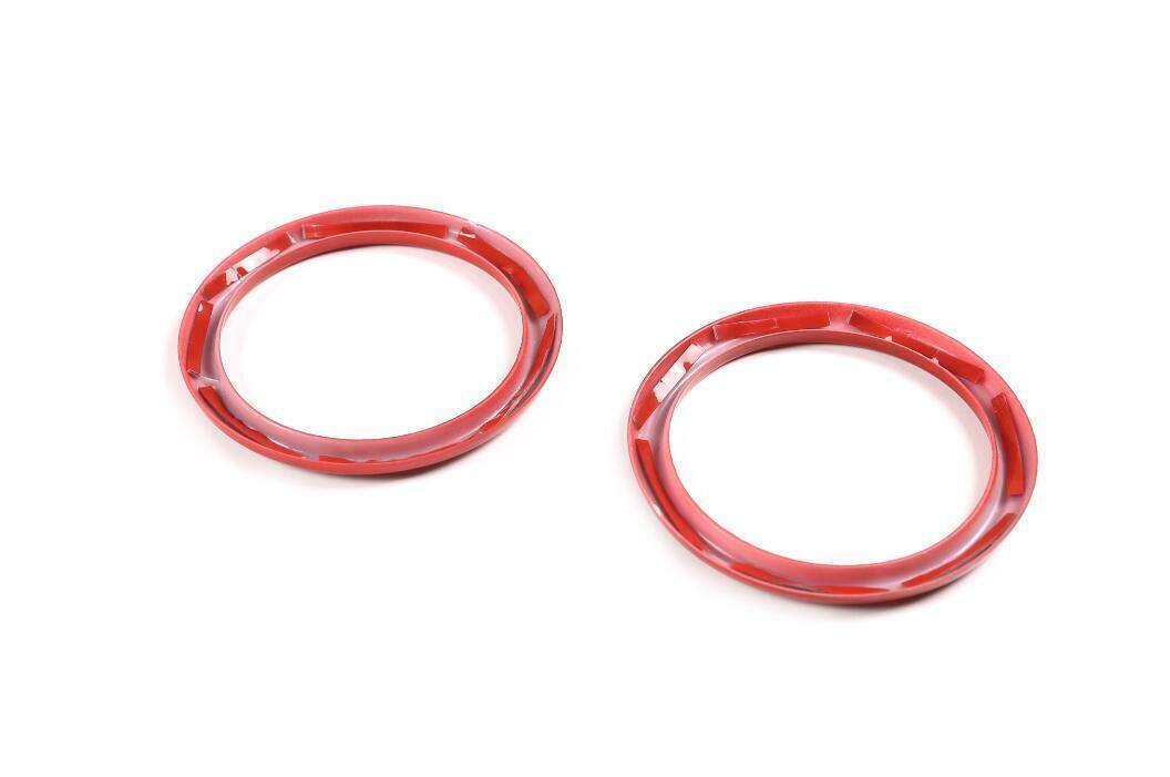 2x Red ABS Side A/C Vent Ring Panel Cover Trim for Toyota 86 for Subaru BRZ 12-20