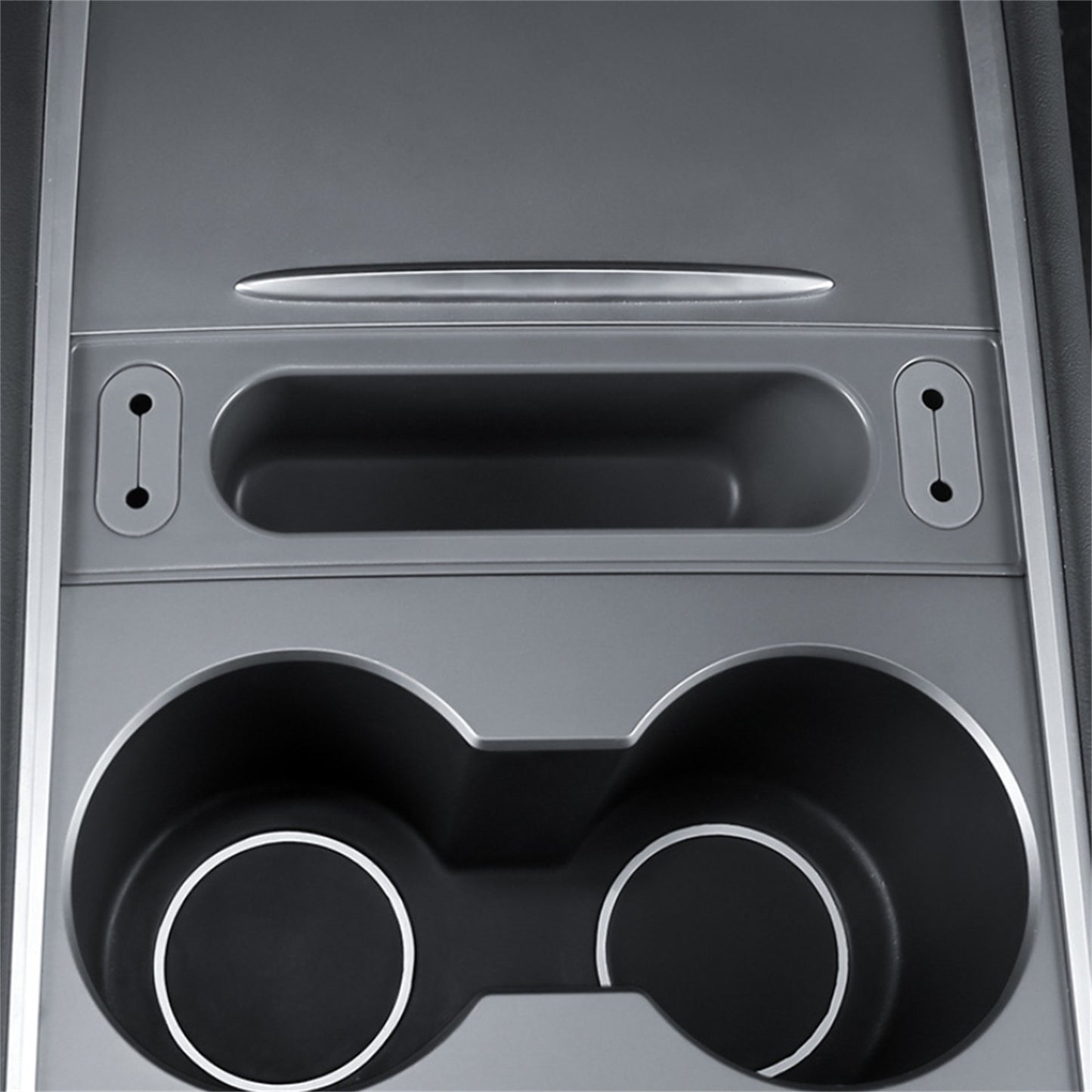 Gray ABS armrest storage box repair parts suitable for Model 3/YA- n