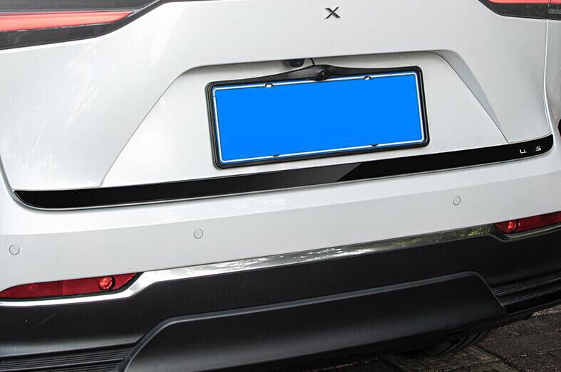 Black Steel Rear Door Trunk Lid Tailgate Strip for Lexus NX 250 350/h 2022-2024 n