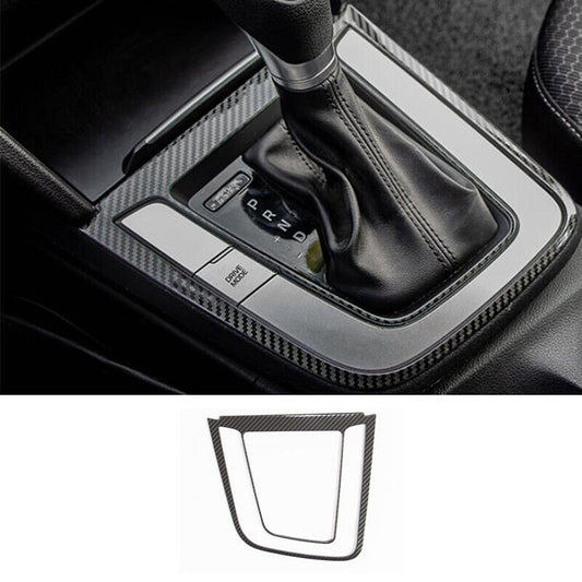 for Hyundai for Elantra 2017-2020 Carbon Fiber Interior Gear Shift Panel Frame Cover