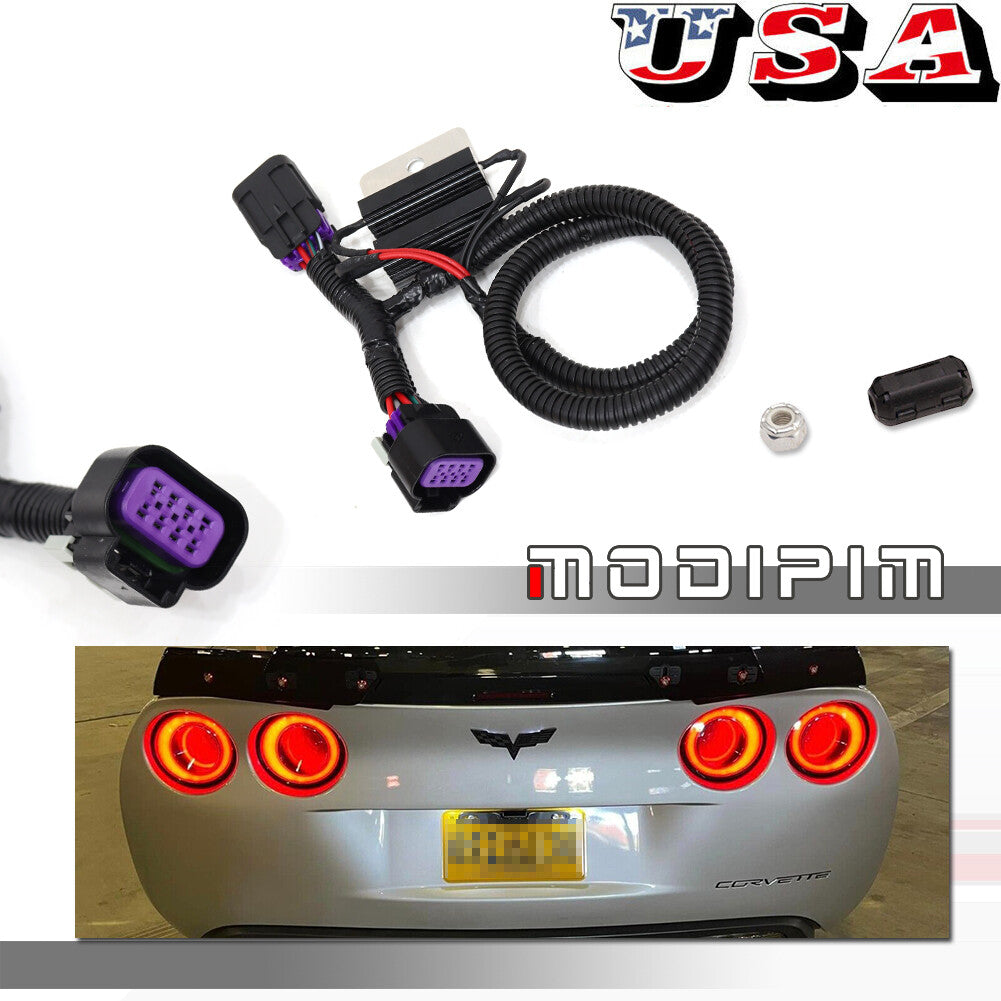 C6 for Corvette LED Hyper Flash Resistor Harness Hyperflash by for Corvette Envy- v