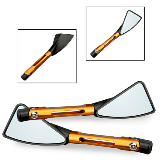 for Suzuki GSXR 600 750 1000 GSF Rearview Side Mirrors Left & Right CNC Aluminum Q