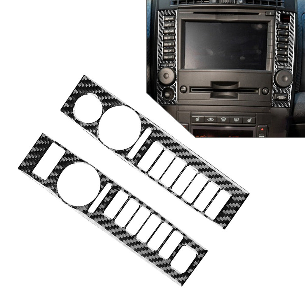 Carbon Fiber for Navigator GPS Panel Cover Trim for Cadillac CTS 2003-2007 03 04