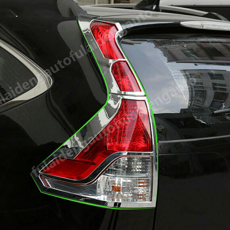 4X ABS Chrome Rear TailLight Lamp Frame Cover Trim for Honda CR-V CRV 2012-2014