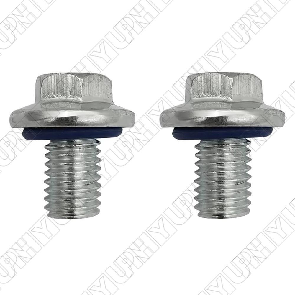 2Pcs Oil Drain Plug Bolt with Gasket 55577568 for Buick for Cadillac for Chevrolet for GMC Q