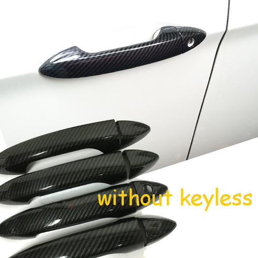 Sport Carbon Fiber Print Door Handle Cover Protector for Honda Accord 2014-2017
