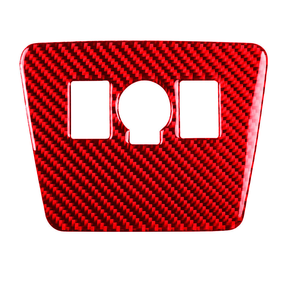 Red Carbon Fiber LCD Screen Above Frame Cover Trim For Altima 2019-2022 v