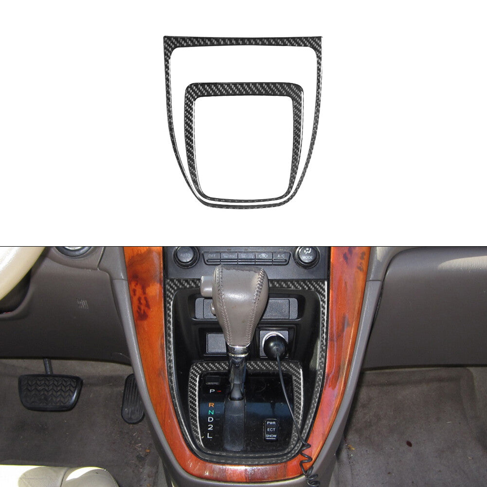 12X Carbon Fiber Steering Wheel Button Cover for Subaru Legacy Outback 2010-2014 v
