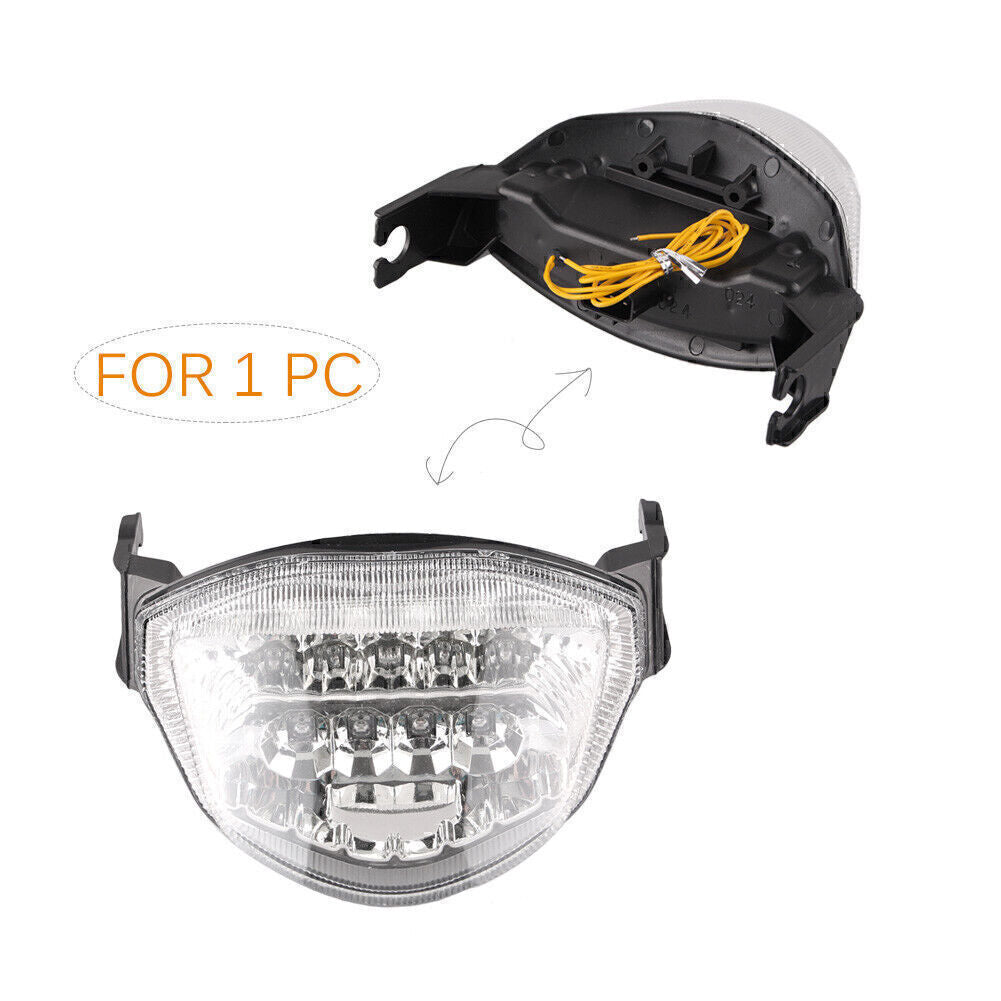 Clear LED brake Taillight Fits for Suzuki GSXR 1000 2005-2006 w/Turn Signal Lamp New