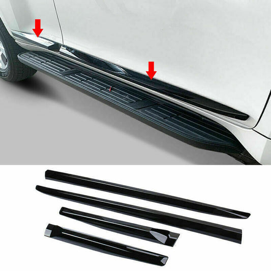 for Toyota Prado FJ150 2010-21 ABS Piano Black Body Moulding Strip Cover Trim 4x