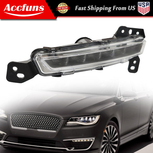 Suitable for 2017-2020 for Lincoln MKZ LED Daytime Parking Lights, Fog Lights, Clear Lens LH Side View - n
