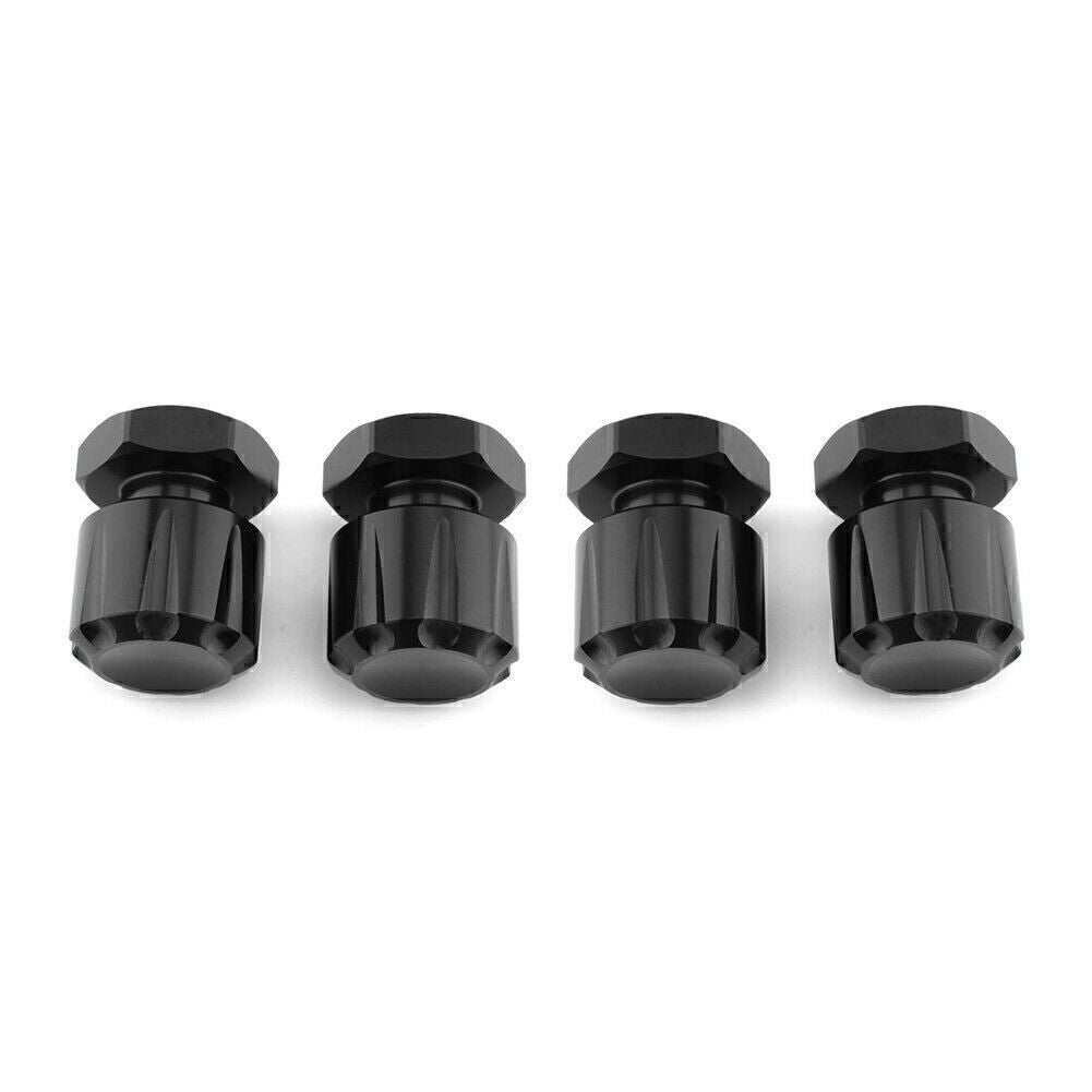 4x Solo Mounting Nuts Bolts for Harley Road King Road Glide Softai Fat Boy Black Q